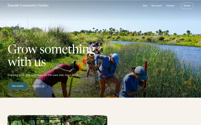 Eastside, a community garden site