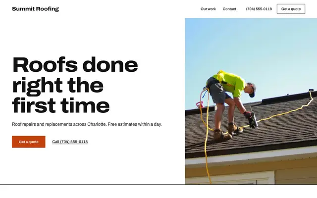 Summit, a roofer site